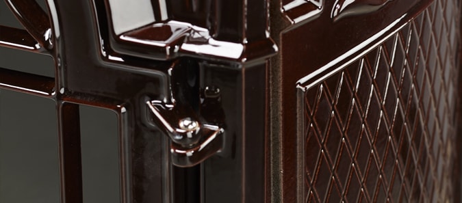 Vermont Castings Stardance Direct Vent gas stove detail