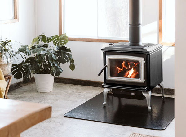 Pacific Energy Super Classic LE wood stove, black enamel