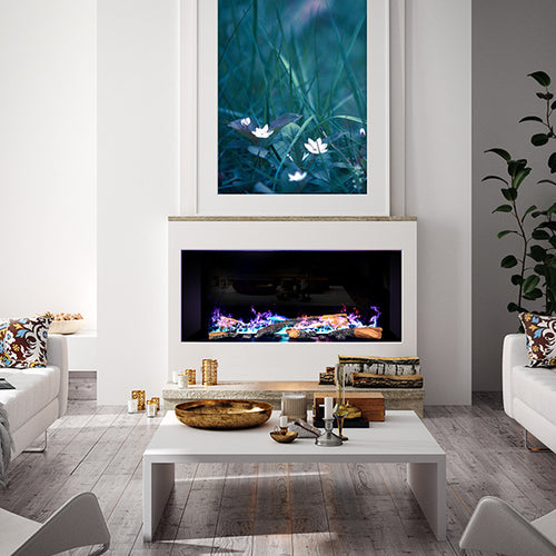 NetZero Waterplace water vapor fireplace